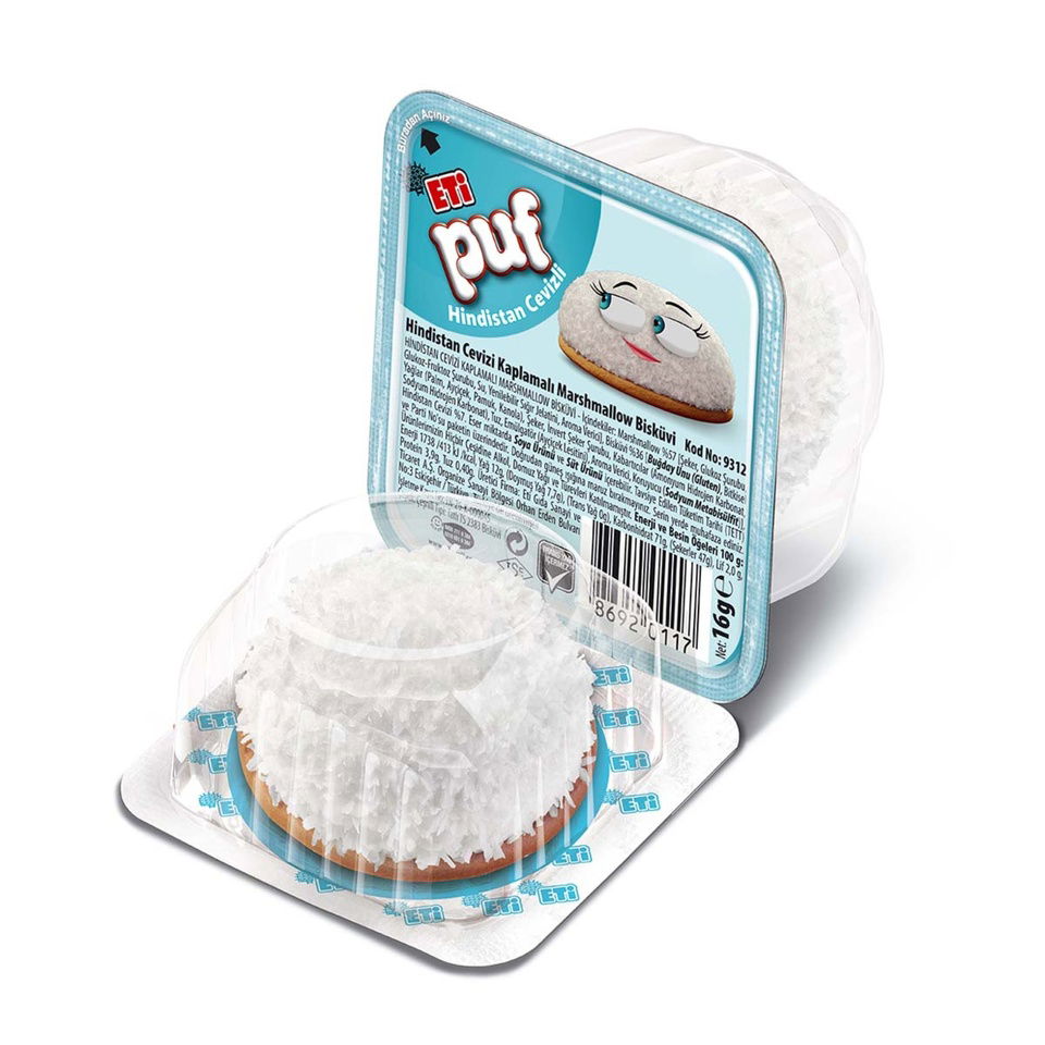 ETİ PUF MARSHMELLOW 16 GR - H.CEVİZLİ